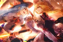 【中古】タペストリー(大型) 24.天子＆紫 B2タペストリー illust.60枚 「東方Project」