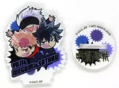 【中古】アクリルスタンド・アクリルパネル 【シークレット】 虎杖悠仁＆伏黒恵＆五条悟 「ぴた!でふぉめ 呪術廻戦 アクリルスタンド」