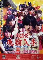 AKB 48 フライングゲット　ポスター　B2 非売品 中古】ポスター(女性) B2販促ポスター AKB48 「CD フライングゲット