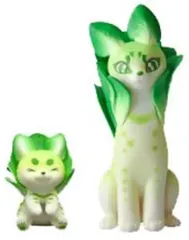 【中古】トレーディングフィギュア チンゲンサーバル＆ミニチンゲンサーバル 「DODOWO おやさい妖精シリーズ トレーディングフィギュア 第3弾」