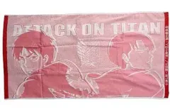 【中古】タオル・手ぬぐい(キャラクター) エレン＆リヴァイ バスタオル 「進撃の巨人 in イトーヨーカドー」 イトーヨーカ堂限定
