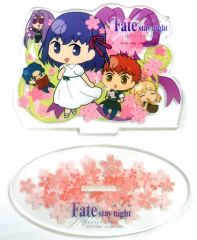 [중고] 아크릴 스탠드 아크릴 패널 Fate/스테이 나이트 카페 받침대가있는 아크릴 스탠드 [극장판 Fate/stay night[Heaven's Feel]×ufotable cafe 전기]