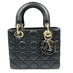 ♪ CHRISTIAN DIOR ディオール レディディオール スモール 黒 ショルダーストラップあり