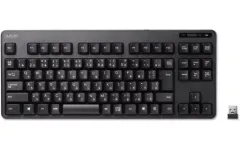 【中古】PCハード エレコム ワイヤレスキーボード[TK-FDM105TXBK]