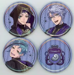 【中古】バッジ・ピンズ [単品] 集合 缶バッジセット 「ディズニー ツイステッドワンダーランド」 セブンネットショッピング限定