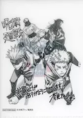 【中古】クリアファイル 悠仁＆悟＆宿儺＆傑(ホワイト) 特製ミニクリアファイル 「呪術廻戦 領域展開フェア 2022」 対象商品購入特典
