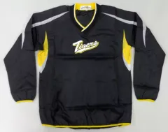 【中古】アウターウェア(キャラクター) 阪神タイガース Vネックジャケット ブラック×イエロー M～Lサイズ ファンクラブ2009年プレゼントグッズ