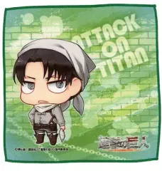 【中古】タオル・手ぬぐい(キャラクター) リヴァイ(お掃除ver.) ミニタオル 「進撃の巨人」