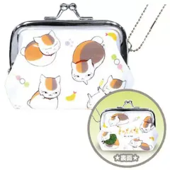 【中古】財布・パスケース(キャラクター) ニャンコ先生(総柄) がまぐち 「夏目友人帳」