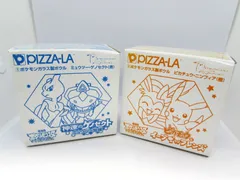 未使用保管品 ピザーラ ポケットモンスター ポケモンガラス製ボウル ピカチュウ・ニンフィア/ミュウツー・ゲノセクト 2点おまとめセット