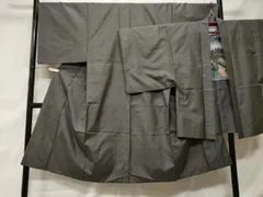 平和屋着物■男性　本場筑前博多織　アンサンブル　100亀甲　総詰め　正絹　逸品　CABD3767ev