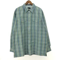 patagonia パタゴニア 長袖シャツ サイズ:L オーガニックコットン    ブルー メンズ / 243001004812