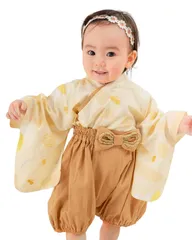 【即日発送】龍 椿 虎 蝶 男の子 成長を願うおまもりデザイン 女の子 セパレート お食い初め 100日祝い 赤ちゃん 百日祝い 初節句 ロンパース 60 70 ベビー袴 80