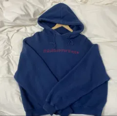 ディスイズネバーザット ネイビー フーディーTシャツのサムネイル
