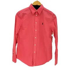 ポロラルフローレン POLO RALPH LAUREN ポニー刺繍 コットンレギュラーカラーシャツ レディース import：XS 