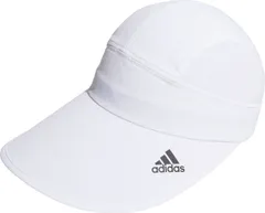 アディダス adidas ウィメンズ バイザーキャップ 帽子 レディース 女性用 メッシュ 調節可能 熱中症対策 日除け 日焼け対策 屋外 夏 テニス ゴルフ トレーニング 部活  BUZ91 IB0311 ホワイト