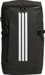 アディダス adidas スクエア バックパック バッグ カバン リュックサック 涼しく ドライ 速乾性 耐久性 通勤 通学 練習 快適 日常使い 部活動 クラブ サークル スクール  DL781 JZ4130 ブラック/ホワイト