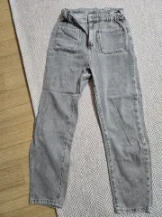 ザラ グレー ストレッチ デニム ズボン