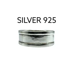 【洗練されたフォルム】シンプル Silver 925 刻印 90s Vintage Design Ring シルバー ヴィンテージ デザイン リング 15号 ユニセックス プレーン ミニマル