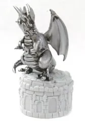 【中古】トレーディングフィギュア ブラックドラゴン(シルバーver.) 「ドラゴンクエスト ボトルキャップ～天空編～」