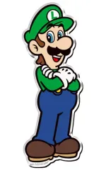 【中古】食玩 雑貨 2.ルイージ 「スーパーマリオ キャラマグネッツ2」