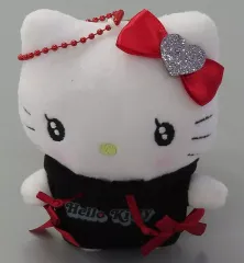 【中古】キーホルダー ハローキティ ぬいぐるみチャーム 「Happyくじ Sanrio characters HALLOWEEN 2024」 ぬいぐるみチャーム賞