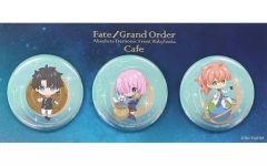 [중고] 배지 핀스 후지마루 & 마쉬 & 로마니 캔 배지(3개조) [Fate/Grand Order - 절대 마수 전선 바빌로니아- Limited Cafe]