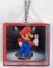 【中古】キーホルダー・マスコット(キャラクター) 1.マリオ 「マリオカート7 3Dゲーム画面立体マスコット」