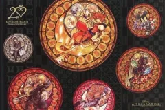 【中古】ポストカード 集合(横/赤) ポストカード 「キングダムハーツ」 ディズニーアンバサダーホテル キングダムハーツスペシャルルーム 宿泊記念品