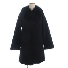 美品】 クイーンズコート フォックスファー ポケット ノーカラー