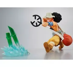 【中古】食玩 トレーディングフィギュア ウソップ(竹ジャベ林) 「ワンピース ATTACK MOTIONS ～BECOMING A HERO!～」 
