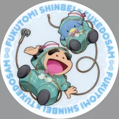 【中古】コースター 福富しんべヱ×タキシードサム コースター 「忍たま乱太郎×サンリオキャラクターズ in AMOCAFE 第二弾」 ドリンクメニュー注文特典