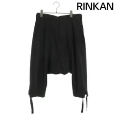 コムデギャルソンオムプリュス  13AW  PL-P025 AD2013 ドローコードウールサルエルハーフパンツ メンズ XS