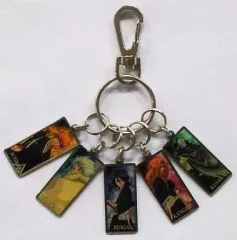 【中古】キーホルダー・マスコット(キャラクター) ルキア＆一護＆乱菊＆草冠＆日番谷 キーホルダー 「劇場版BLEACH-ブリーチ- The DiamondDust Rebellion もう一つの氷輪丸」 