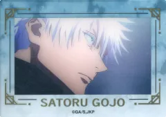 【中古】キャラカード 五条悟(右向き/睨み) 「呪術廻戦 PLAZA 箔押し場面写 クリアカードコレクションVOL.2 ～五条悟ver.～」