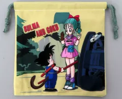 【中古】バッグ 孫悟空(少年期)＆ブルマ 巾着ポーチ 「一番くじ ドラゴンボール Fantastic Adventure」 F賞