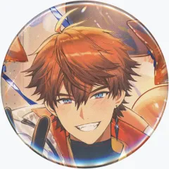 【中古】バッジ・ピンズ [単品] 北見遊征 缶バッジ 「バーチャルYouTuber にじさんじ 3SKM 北見遊征 誕生日2024 缶バッジ＆チェキ風カード」