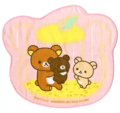 【中古】タオル・手ぬぐい(キャラクター) はちみつポット形 ダイカットタオル(ハンドタオル) 「一番くじ リラックマ ～はちみつの森の収穫祭～」 E賞