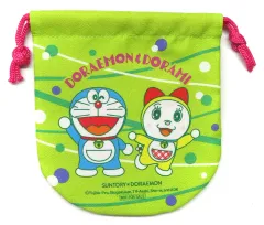 【中古】バッグ ドラえもん＆ドラミちゃん ヨーヨー風巾着 「ドラえもん×サントリー」 対象商品購入特典