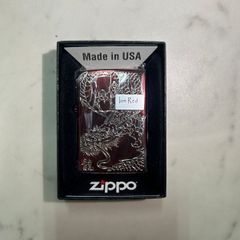 ZIPPO 銀流水仕上 両面 1991年 イタリックロゴ 筆記体 - メルカリ