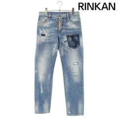 ディースクエアード  S75LB0197 ペンキ加工ウォッシュドデニムパンツ レディース 38