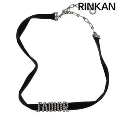 ディオール  J'ADIOR ラインストーン装飾チョーカーネックレス レディース