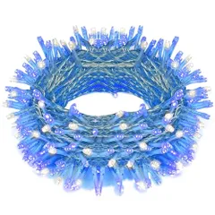 新品 led イルミネーション ストレート 屋外 室内 IP44防水 100球 10m 連結可 8点灯パターン 防雨 コンセント イルミネーションライト クリスマスライト 玄関 ベランダ おしゃれ メモリ記憶 電飾 装飾 ツリー 飾り付け ガーデンライト 電球