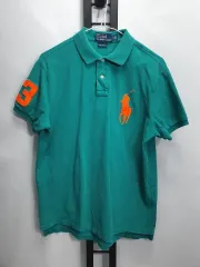 ポロ ラルフローレン ビックポニー 半袖 カラーTシャツ グリーン m