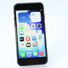 【バッテリー最大容量100％】au SIMフリーiPhoneSE 第３世代 64GB ミッドナイト