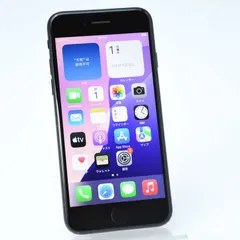 【バッテリー最大容量100％】SIMフリーiPhoneSE 第３世代 64GB ミッドナイト