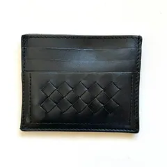 ボッテガヴェネタ　BOTTEGA VENETA パスケース　カードケース　イントレチャート　ブラック