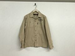 168 【希少XL】 Schott ボウリングシャツ バック刺繍 アイボリー