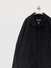 【Eddie Bauer】00s ナイロンコート M ブラック エディーバウアー 古着
