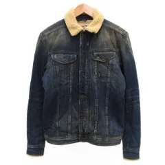 ディーゼル DIESEL INDUSTRY デニムジャケット ジージャン ボア S インディゴブルー /JS ■GY61